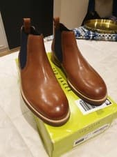 Image of Ted Baker Secarr Men's Chelsea Boots Tan Brown Colour Size 7 UK/ 41 EUR