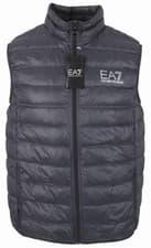 Image of Emporio Armani EA7 Down Waistcoat Vest Ultralight Quilted Gray Grey Size XL