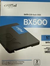 Image of Crucial BX500 SATA SSD 1TB, 2.5" Internal SSD, up to 540Mb/S, Laptop and Desktop