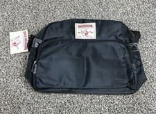 Image of NWT True Religion Fragrances Black Travel Overnight Shoulder Messenger Bag