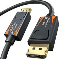 Image of Kabeldirekt – Displayport 2.1/DP 2.1 Cable – 2M – UHBR, DP80 with 80 Gbit/S for