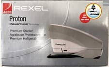 Image of Rexel Proton Power-Ease Half Strip Premium Stapler (Select your Colour)