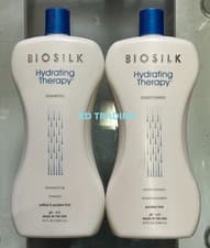 Image of (2-Pk) BIOSILK Silk Strengthening HYDRATING THERAPY SHAMPOO + CONDITIONER 1006ml