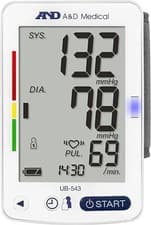 Image of A&D Medical UB-543 Wrist Blood Pressure Monitor with BIHS clinical validation