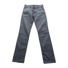 Image of Hugo Boss Schino Trousers Men W32 L34 New Grey Blue Stretch Straight Regular Zip