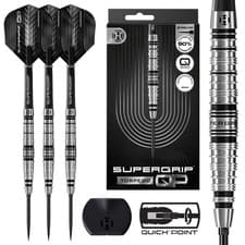 Image of Harrows SUPERGRIP TORPEDO QP 90% Tungsten QP Steel Tip Darts - 23g