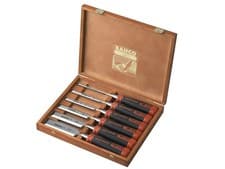 Image of Bahco - 434 Bevel Edge Chisel Set of 6: 6,12,16,22,25 & 32mm