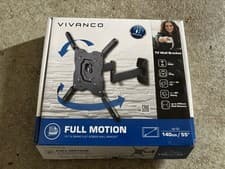 Image of VIVANCO Full Motion Tilt & Swing Flat Screen Wall Brackets Up To 55” NEW