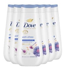 Image of Dove Anti Stress Chamomile & Oat Milk Body Wash 225ml - Pack of 6
