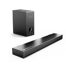 Image of 2.1 Channel Soundbar with Subwoofer, BT 5.3, 3D Surround, eARC, Movie/Music EQ