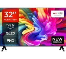 Image of TCL 32SF560-UK 32 Inch QLED Full HD Smart TV Bluetooth WiFi