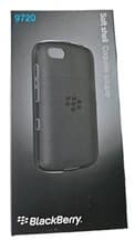 Image of Blackberry 9720 Soft Shell Case Back Cover Black ACC-55945-001 - Black