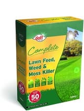 Image of 3 IN 1 DOFF COMPLETE LAWN FEED,WEED KILLER & MOSS KILLER 50 PATCHES 1.6KG