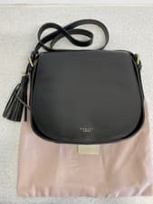 Image of Brand New Genuine Radley London Ladies Black Leather Handbag sold locally £150