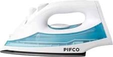 Image of PIFCO EASY STEAM ELECTRIC IRON NON STICK COATED SOLEPLATE WHITE BLUE LIGHTWEIGHT