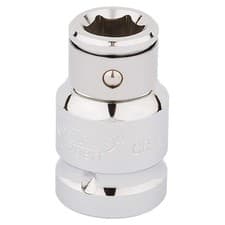 Image of Draper Screwdriver Bit Holding Socket, 1/2" Sq. Dr. x 10mm Hexagon 16811