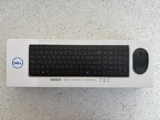 Image of DELL Pro Compact Silent Keyboard and Mouse - KM555 - UK (QWERTY), Wireless, RF W