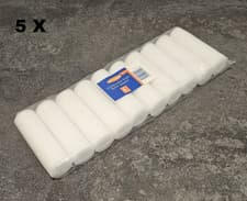 Image of 5 x 10 Pack 4" Mini Foam Paint Roller Sleeves Painting Decorating DIY Set