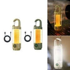 Image of USB-C Rechargeable 6-Mode LED Camping Light for Tent Garage Bedside Use
