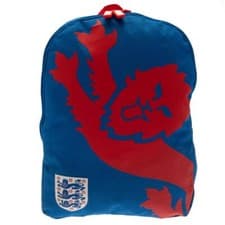 Image of England Football FA Backpack Ruck sack Back to School Blue Approx 38 x 28 x 15cm