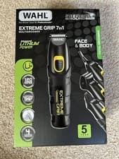 Image of WAHL Extreme Grip 7 in 1 Multigroomer Trimmer Full Travel  Kit BNIB