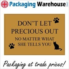 Image of SIGN Dont Let Personalise Cat Name Out No Matter What She Tells You CM149P