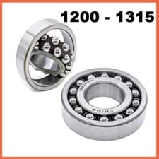 Image of Self Aligning Ball Bearing 1200/1201/2200/2215-1315 Double Row Bore 10mm ~ 75mm
