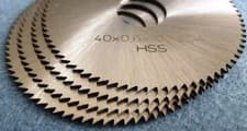 Image of SLITTING SAWS HSS QUALITY BRITISH MADE FROM CHRONOS MANY SIZES