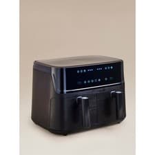 Image of 10L Dual Drawer Air Fryer | Digital Touchscreen | 3040W | Black