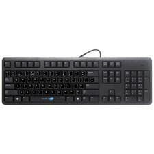 Image of Dell KB212-B Keyboard With UK QWERTY Stickers, Universal USB Cable, Black