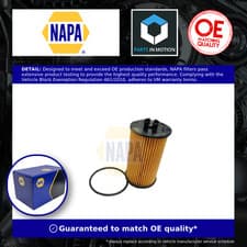 Image of Oil Filter fits VAUXHALL VECTRA C 1.8 06 to 08 Z18XER NAPA 55353324 55594651 New