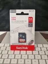 Image of SanDisk 64GB Ultra SDXC UHS-I memory card. speeds of up to 100 MB/s New SEALED