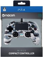 Image of Nacon Compact Controller Camo Grey For PS4 PlayStation 4 | Wired New