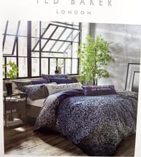 Image of TED BAKER Super King Cotton Duvet Cover Twilight Prism 220TC 260x220cm £145