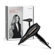 Image of BaByliss Speed Pro Ionic Hair Dryer in Black with 3 Heats 2 Speeds 2200W - 5552U