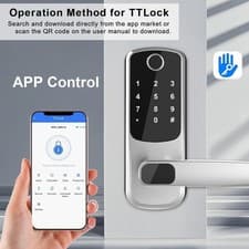 Image of TTLock Smart Lock WIFI App Door Keyless Digital Entry System for AirBnB Homes
