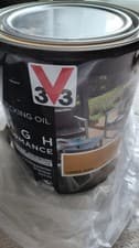Image of Brand new V33 High Performance Anti Slip Decking Oil 5L light oak