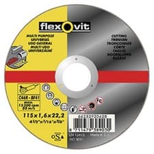 Image of Flexovit Cutting Disc - 125mm x 1.0mm - 66252926776