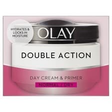 Image of Olay Double Action Moisturiser Day Cream and Primer, 50 ml