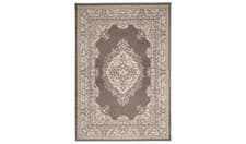 Image of Homemaker Bukhura Traditional Taupe Cut Pile Rug 160x230cm Classic Home Decor