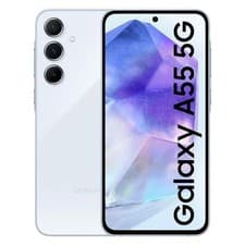 Image of Samsung Galaxy A55 5G (Awesome Iceblue, 12GB RAM, 256GB Storage) | Metal