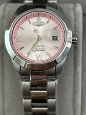 Image of Stylish Vivienne Westwood Ladies' Pink Dial & Stainless Steel Bracelet Watch