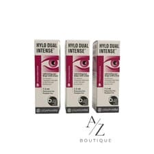 Image of 3x Hylo Dual Intense Lubricating Eye Drops Preservative Free 7.5ml Pack of 3