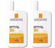 Image of 2x 50ML La Roche- Posay Anthelios SPF50+ Ultra Protection Invisible Fluid Cream~