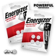 Image of LR44 A76 ENERGIZER Batteries 357 AG13 V13GA Cell Button Battery *EXPIRY 06/2027*