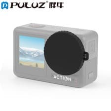 Image of PULUZ Silicone Lens Cap For DJI Osmo Action 4/3 Black Anti-Scratch Dustproof