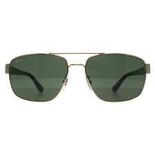 Image of Ray-Ban Sunglasses RB3663 001/31 Polished Arista Gold G-15 Green