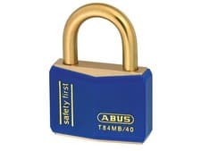 Image of ABUS Mechanical - T84MB/40mm Blue Rustproof Padlock Keyed Alike 8406
