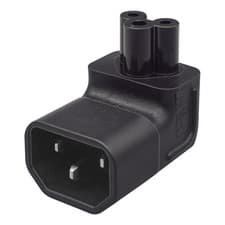 Image of IEC320 C14 to C5 Power Adapter C14 Male to C5 Female Converter