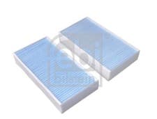 Image of FEBI BILSTEIN 45880 Cabin Air Pollen Filter Set 163mm Length Fits BMW X3 X4